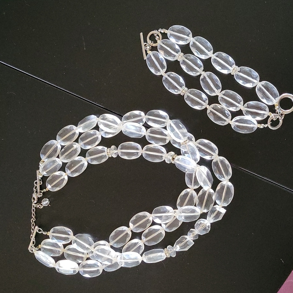Matching Necklace and Bracelet from The Limited